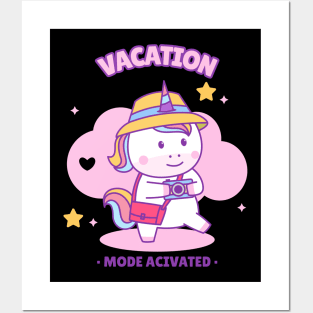 Unicorn Vacation Posters and Art